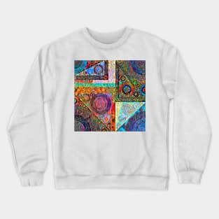 Neon Stained Glass Crewneck Sweatshirt